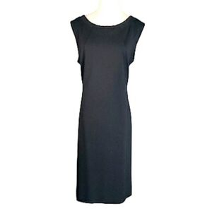 Ann Taylor Design Little Black Dress Sculpted Sheath Event Functions Cocktails L